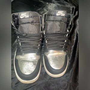jordan 1 silver toes women’s 9.5 men’s 8 pre owned